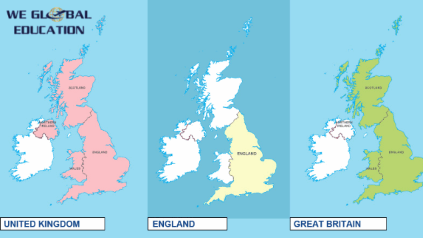 Sự khác biệt giữa The United Kingdom, England và Great Britain. Văn hóa Anh. www.english4all.vn